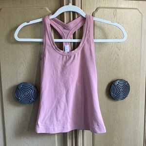Pink lululemon tank top